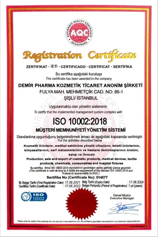 ISO 10002:2018