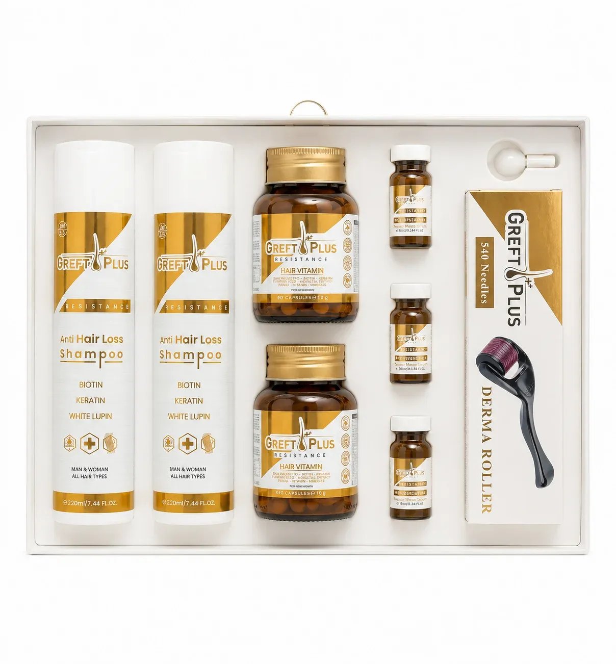 Greft Plus 3-Month Hair Care Set Meso